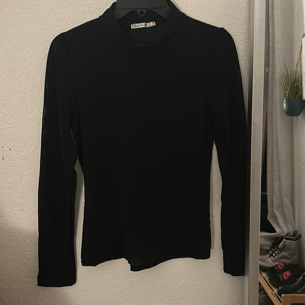 Basic mesh black top